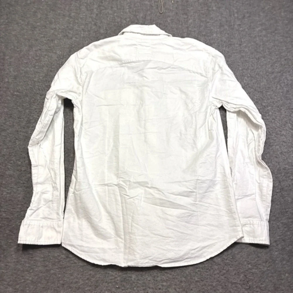 Levi's‎ Western Shirt Mens M White Pearl Snap Button Long Sleeve Cotton